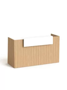  MAYAH Recepciós asztal, 190x64,5 cm, MAYAH "Freedom SV-92", kőris