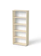 MAYAH Szekrény, 5 rendező magas, nyitott, polcos, MAYAH "Freedom SV-02", juhar