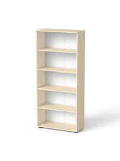   MAYAH Szekrény, 5 rendező magas, nyitott, polcos, MAYAH "Freedom SV-02", juhar