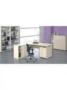 MAYAH Szekrény, 5 rendező magas, nyitott, polcos, MAYAH "Freedom SV-02", juhar