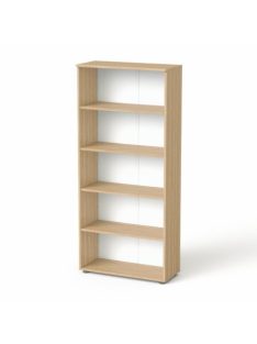   MAYAH Szekrény, 5 rendező magas, nyitott, polcos, MAYAH "Freedom SV-02", kőris