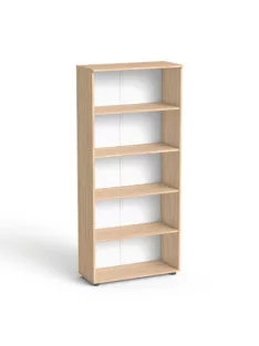   MAYAH Szekrény, 5 rendező magas, nyitott, polcos, MAYAH "Freedom SV-02",  tölgy