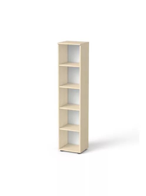 MAYAH Szekrény, 5 rendező magas, nyitott, polcos, keskeny MAYAH "Freedom SV-03", juhar