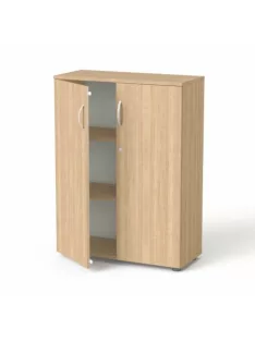   MAYAH Szekrény, 3 rendező magas, kétajtós, polcokkal, MAYAH "Freedom SV-06", kőris