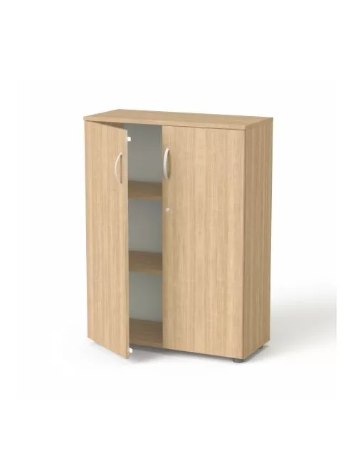 MAYAH Szekrény, 3 rendező magas, kétajtós, polcokkal, MAYAH "Freedom SV-06", kőris