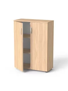   MAYAH Szekrény, 3 rendező magas, kétajtós, polcokkal, MAYAH "Freedom SV-06",  tölgy