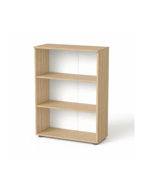 MAYAH Szekrény, 3 rendező magas, nyitott, polcokkal, MAYAH "Freedom SV-07", kőris