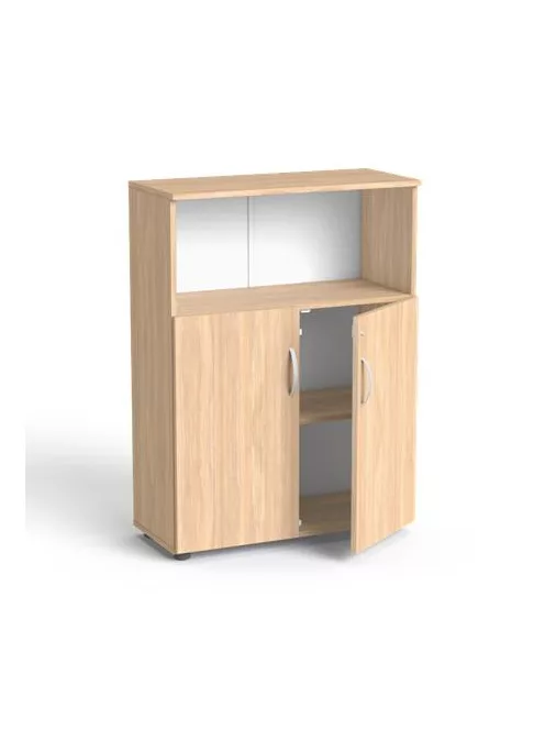 MAYAH Szekrény, 3 rendező magas, kombinált, polcos, MAYAH "Freedom SV-09",  tölgy