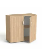 MAYAH Szekrény, 2 rendező magas, kétajtós, polcokkal, MAYAH "Freedom SV-10", kőris