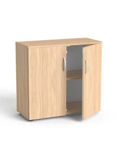   MAYAH Szekrény, 2 rendező magas, kétajtós, polcokkal, MAYAH "Freedom SV-10",  tölgy