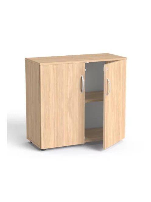 MAYAH Szekrény, 2 rendező magas, kétajtós, polcokkal, MAYAH "Freedom SV-10",  tölgy