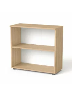   MAYAH Szekrény, 2 rendező magas, nyitott, polcokkal, MAYAH "Freedom SV-11", kőris