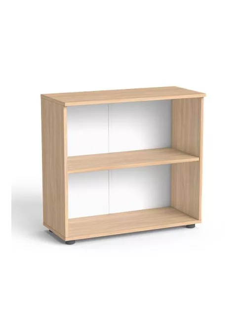 MAYAH Szekrény, 2 rendező magas, nyitott, polcokkal, MAYAH "Freedom SV-11",  tölgy