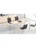 MAYAH Szekrény, asztalmagas, tolóajtós, polcos, MAYAH "Freedom SV-16", juhar