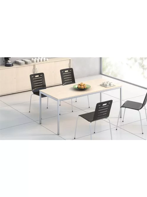 MAYAH Szekrény, asztalmagas, tolóajtós, polcos, MAYAH "Freedom SV-16", juhar