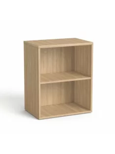   MAYAH Szekrény, asztalmagas, nyitott, polcos, MAYAH "Freedom SV-17", kőris