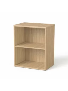   MAYAH Szekrény, asztalmagas, nyitott, polcos, MAYAH "Freedom SV-17", kőris