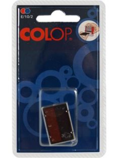   COLOP Bélyegző cserepárna, 2 db/bliszter, COLOP "E/10/2", piros-kék