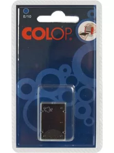   COLOP Bélyegző cserepárna, 2 db/bliszter, COLOP "E/10", kék