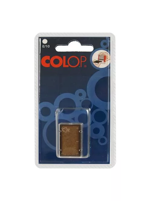 COLOP Bélyegző cserepárna, 2 db/bliszter, COLOP "E/10", natúr