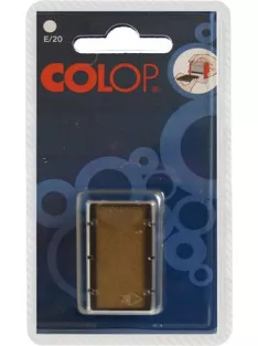   COLOP Bélyegző cserepárna, 2 db/bliszter, COLOP "E/20", natúr