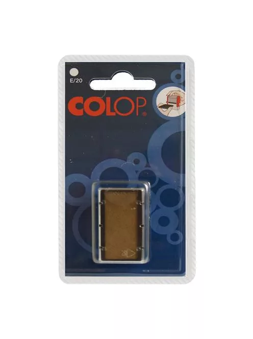 COLOP Bélyegző cserepárna, 2 db/bliszter, COLOP "E/20", natúr