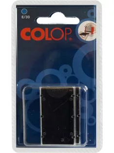   COLOP Bélyegző cserepárna, 2 db/bliszter, COLOP "E/30", kék