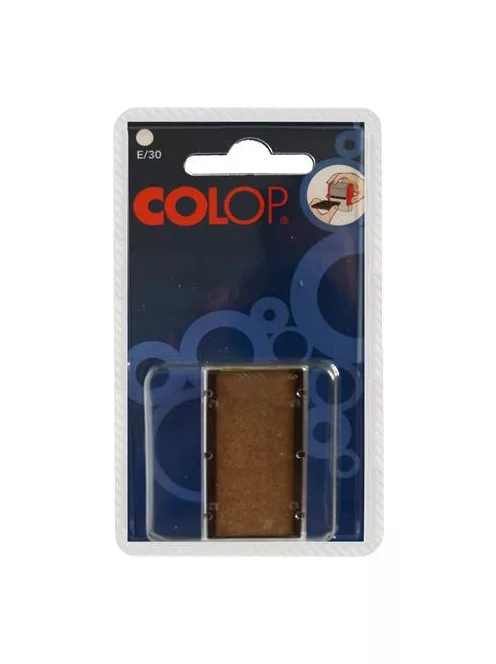 COLOP Bélyegző cserepárna, 2 db/bliszter, COLOP "E/30", natúr
