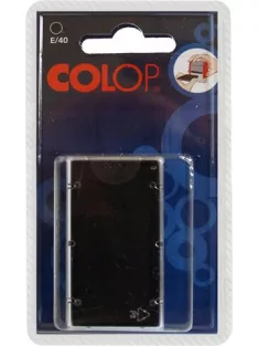   COLOP Bélyegző cserepárna, 2 db/bliszter, COLOP "E/40", fekete