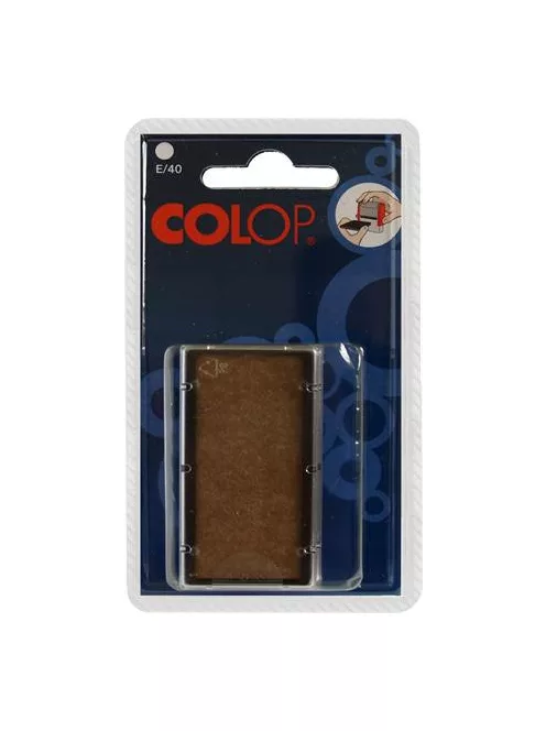 COLOP Bélyegző cserepárna, 2 db/bliszter, COLOP "E/40", natúr