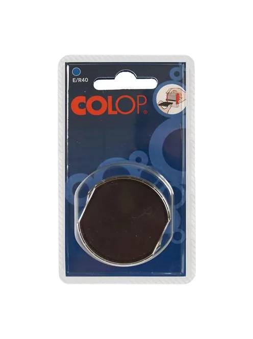 COLOP Bélyegző cserepárna, 2 db/bliszter, COLOP "E/R 40", kék