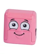 COLOP Bélyegző textilhez, kirakós COLOP "Marky", pink ház, fekete párnával