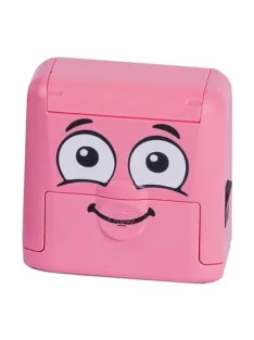   COLOP Bélyegző textilhez, kirakós COLOP "Marky", pink ház, fekete párnával