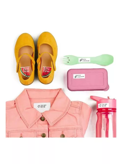 COLOP Bélyegző textilhez, kirakós COLOP "Marky", pink ház, fekete párnával