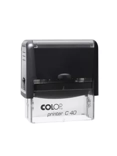   COLOP Bélyegző, COLOP "Printer C 40", fekete cserepárnával