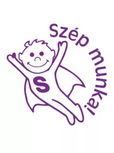   COLOP Bélyegző, motivációs, Szép munka!, COLOP "N43-kék", lila