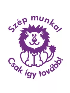   COLOP Bélyegző, motivációs, Szép munka! Csak így tovább!, COLOP "N43-kék", lila