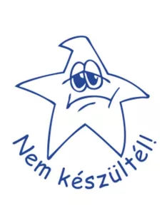   COLOP Bélyegző, motivációs, Nem készültél!, COLOP "N43-kék", kék