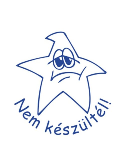 COLOP Bélyegző, motivációs, Nem készültél!, COLOP "N43-kék", kék