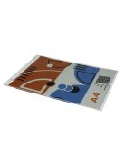 ANTRA Dokumentumtartó, fali, A4, plexi, álló, ANTRA, átlátszó