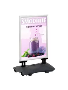   Megállító tábla, poszteres, víztartályos, A1 méret, 59,4x84,1 cm