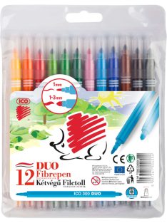 Filctoll készlet 12 db-os, kétvégű, Süni