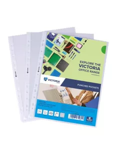   VICTORIA OFFICE Genotherm, lefűzhető, A4, 40 mikron, narancsos felület, VICTORIA OFFICE