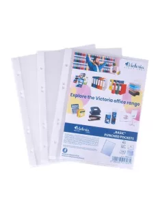   VICTORIA OFFICE Genotherm, lefűzhető, A5, 50 mikron, narancsos felület, VICTORIA OFFICE