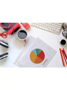   VICTORIA OFFICE Genotherm, lefűzhető, A4, 50 mikron, narancsos felület, VICTORIA OFFICE