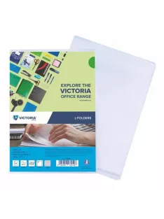   VICTORIA OFFICE Genotherm, "L", A4, 80 mikron, narancsos felület, VICTORIA OFFICE