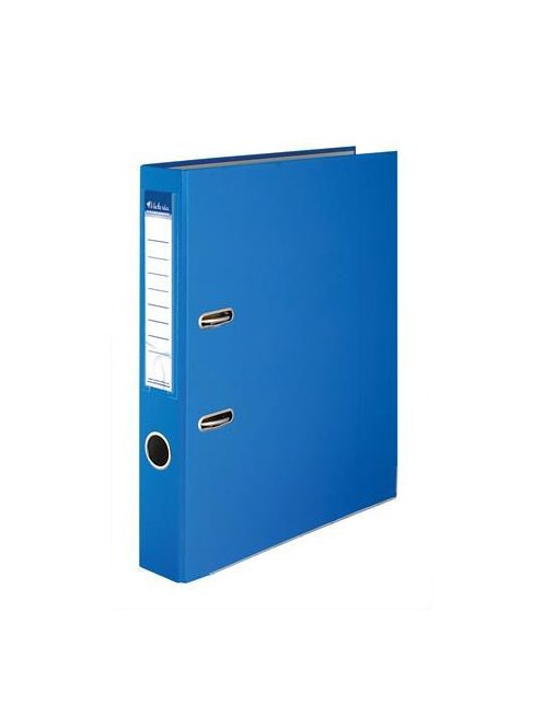 VICTORIA OFFICE Iratrendező, 50 mm, A4, PP/karton, élvédő sínnel, VICTORIA OFFICE, "Basic", kék