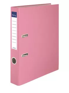   VICTORIA OFFICE Iratrendező, 50 mm, A4, PP/karton, VICTORIA OFFICE, "Basic", rózsaszín