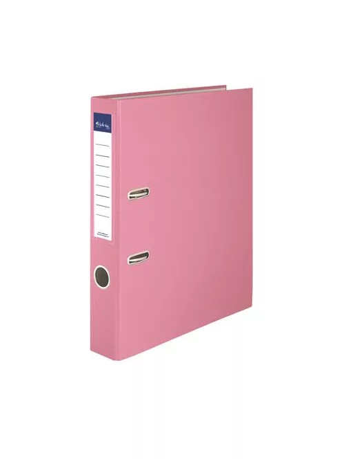 VICTORIA OFFICE Iratrendező, 50 mm, A4, PP/karton, VICTORIA OFFICE, "Basic", rózsaszín