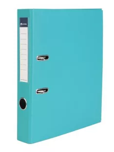   VICTORIA OFFICE Iratrendező, 50 mm, A4, PP/karton, VICTORIA OFFICE, "Basic", türkiz